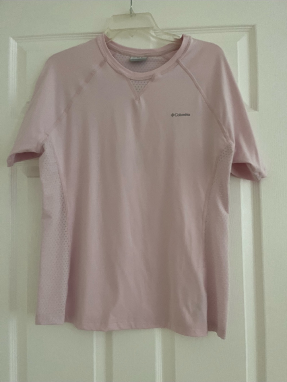 Columbia Pale Pink Performance Short Sleeve Tee
